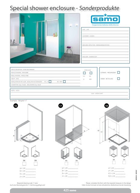 Samo Preisliste 2013 - Duschking