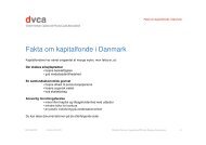 Fakta om kapitalfonde i Danmark - DVCA