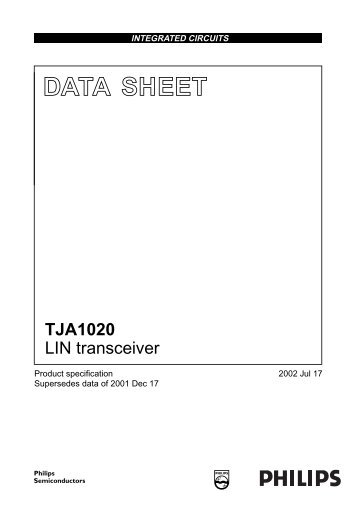 TJA1020 LIN transceiver - E-LAB Computers