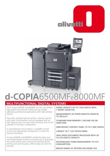 DOWNLOAD DRIVERS OLIVETTI D COPIA 1600 Driver Olivetti D Copia 1600 Windows 8.1 Download