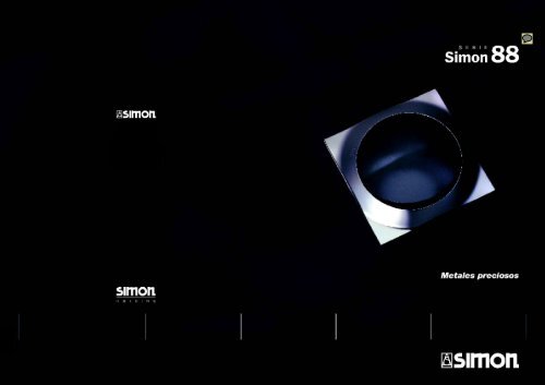 Serie Simon 88, catálogo mecanismos, llaves, enchufes ... - Venespa