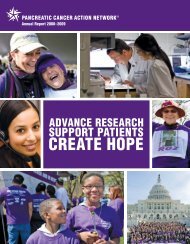 annual report 2008â2009 - Pancreatic Cancer Action Network