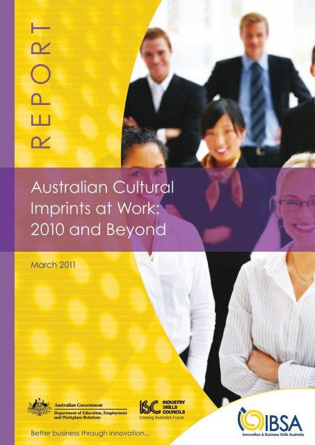 Australian cultural Imprints @ work - Innovation & Business Skills ...