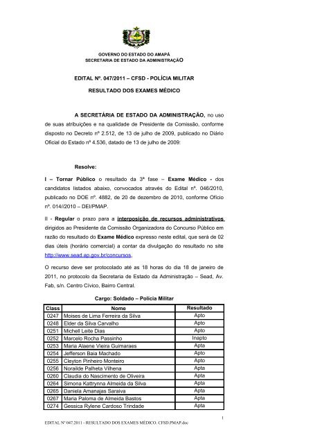 Edital 001-2018 processo seletivo SMECD » Prefeitura Municipal de Mormaço/RS