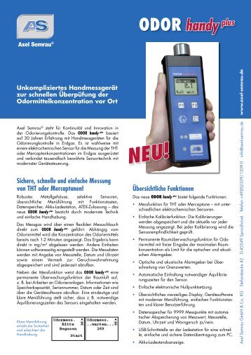 ODOR handy plus - Axel Semrau