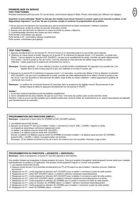 Mechanische & elektrische Installation HC624ML ... - Chamberlain