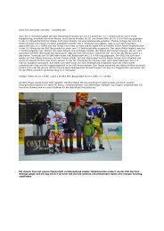 Newsletter vom 6. November 2011 - EHC Schaffhausen
