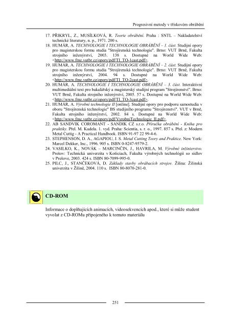 StudijnÃ­ text [pdf] - E-learningovÃ© prvky pro podporu vÃ½uky ...