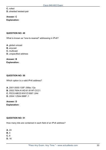 640-802 CCNA Study Guide - Elktech.org