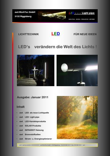 LED Licht-Technik - Awt-worktec GmbH