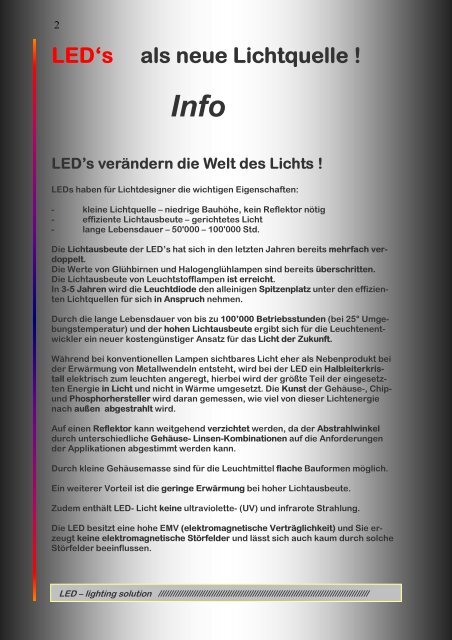 LED Licht-Technik - Awt-worktec GmbH