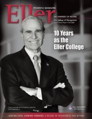 Fall 2009 with Special Annual Report - Eller College of Management ...