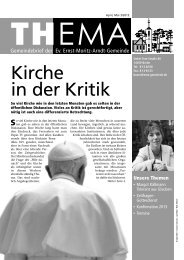 Gemeindebrief 2013 - Apr - Mai - Ernst Moritz Arndt Kirchengemeinde