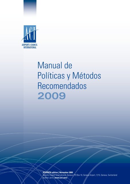 Manual de PolÃ­ticas y MÃ©todos Recomendados - Airports Council ...