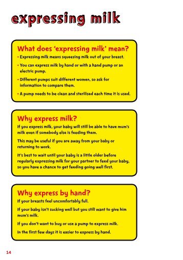 a leaflet on how to hand express - Unicef UK