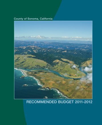 Fiscal Year 2011-2012 Recomended Budget - Sonoma County