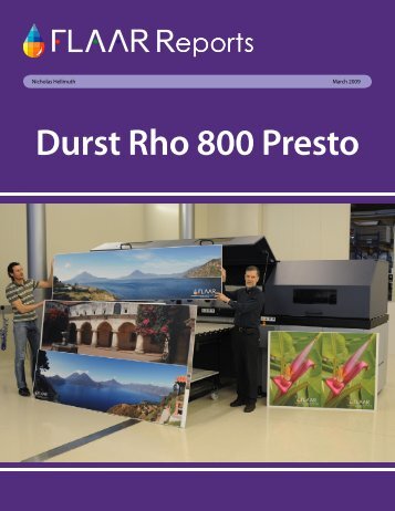 Durst Rho 800 Presto - Wide-format-printers.org