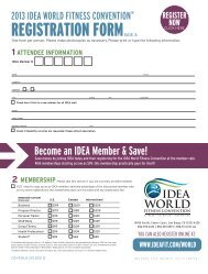 REGISTRATION FORM - Idea