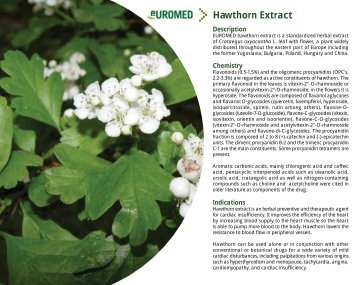 Hawthorn Extract - Euromed