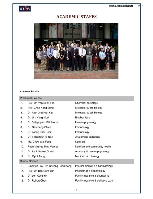 Annual Report - Universiti Tunku Abdul Rahman