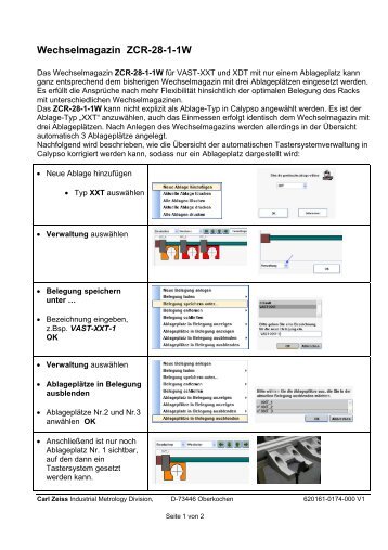 Wechselmagazin ZCR-28-1-1W - ITstrategen