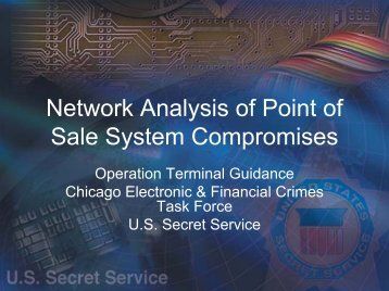 Network Analysis of Point of Sale System Compromises - Cert