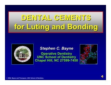 Dental-Cements-PPT [ÙÙÙØ±Ø§Ø¡Ø© ÙÙØ·]