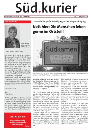 SÃ¼dkurier Nr.1 - SPD Kamen