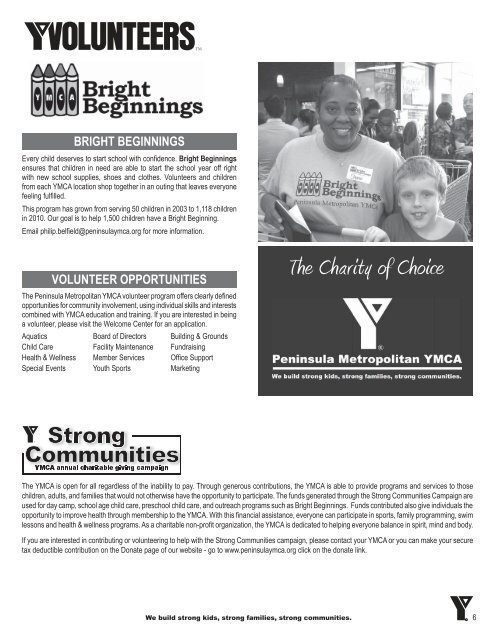 Richmond County & Westmoreland Family YMCAs - Peninsula ...