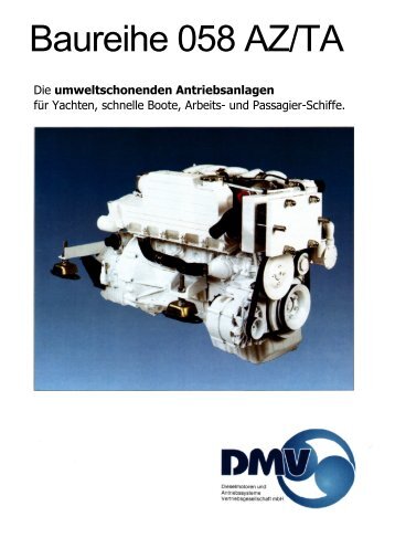 umweltschonenden Antriebsanlagen - Smart-Marine-Diesel