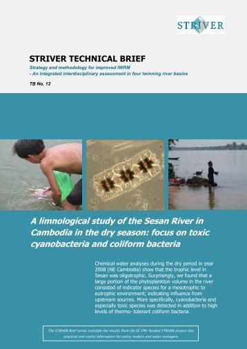 A limnological study of the Sesan River - NIVA