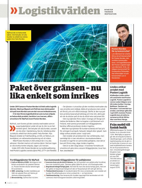 Tempo 1 2011 (pdf) - Posten