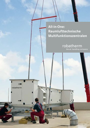 All-in-One: Raumlufttechnische Multifunktionszentralen - robatherm