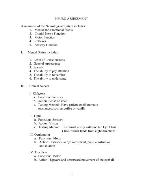 laboratory and clinical booklet - Fort Scott Community College