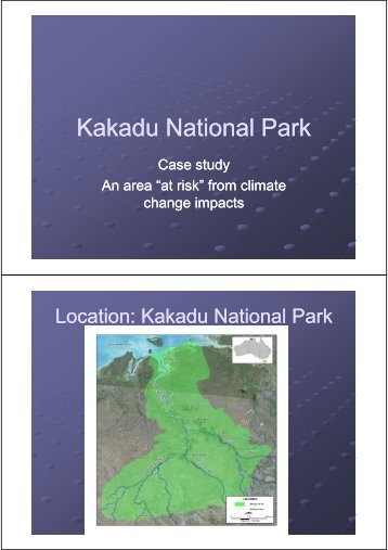 Kakadu Case Study