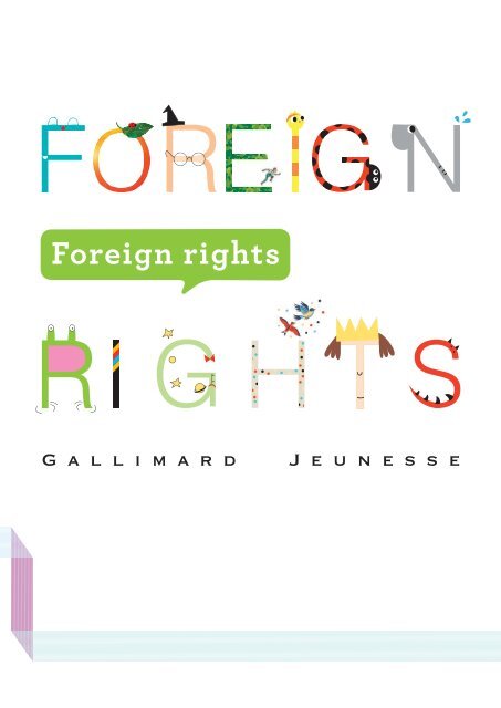 Foreign Rights Gallimard Jeunesse