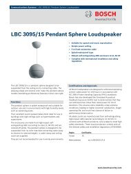 LBC 3095/15 Pendant Sphere Loudspeaker