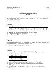 ÃƒÂœbungsblatt 3 - und Sozialstatistik