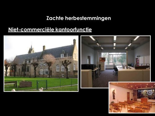 'Zachte' herbestemmingen - Provincie West-Vlaanderen