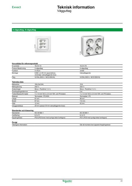 Schneider Produktkatalog Butikssortiment, 1112 - Gelia