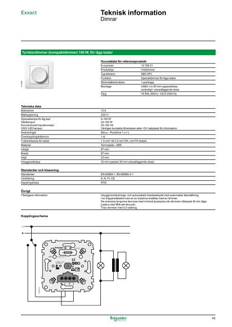 Schneider Produktkatalog Butikssortiment, 1112 - Gelia