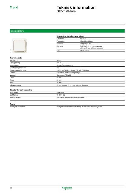 Schneider Produktkatalog Butikssortiment, 1112 - Gelia