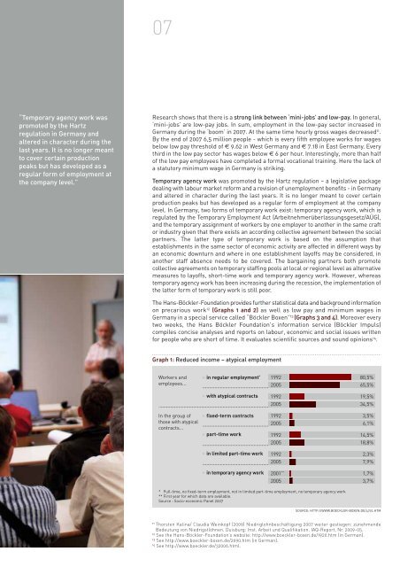 The changing labour market in Germany in times of crisis - Solidar