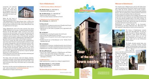 Tour of the old town centre - Babenhausen