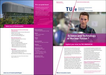 Science and Technology of Nuclear Fusion - Technische Universiteit ...