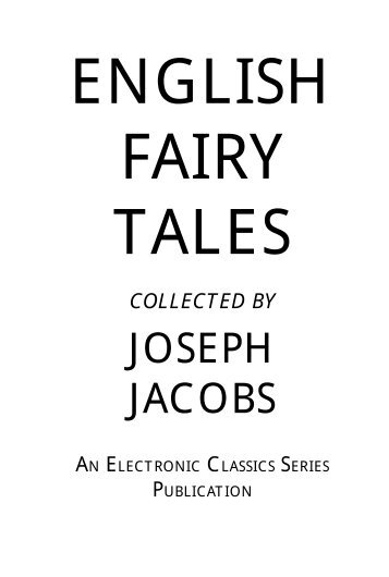 English Fairy Tales - Penn State University