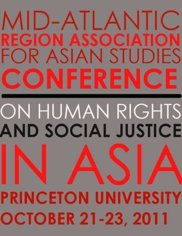 2011 Conference Program - University Center for International ...