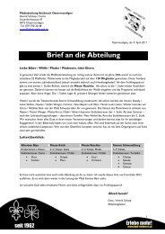 Brief an die Abteilung (pdf) - Pfadi Steibruch Ostermundigen