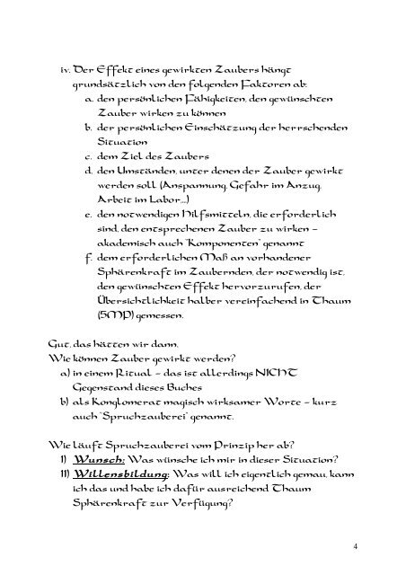 Zeit fÃ¼r's erste Zauberbuch (164kB PDF) - in Esbornia