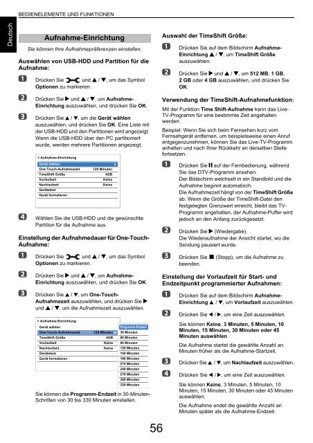 BENUTZERHANDBUCH - Toshiba-OM.net